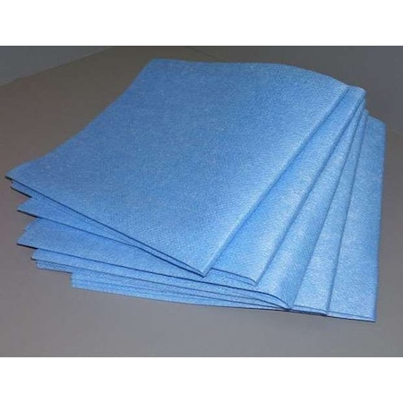 Atlantic Mills Atlantic Mills 13.5"x21" Blue Medium Weight Wiper, PK150 8243A